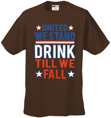 United We Stand Drink Till We Fall Men's T-Shirt