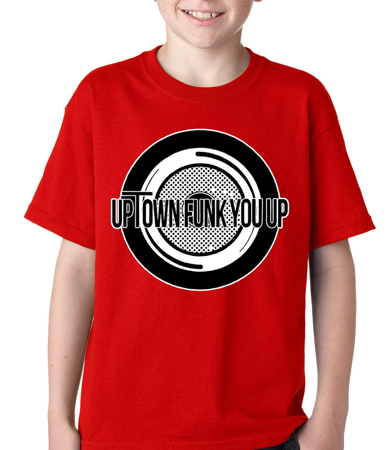 Uptown Funk You Up Record Kids T-shirt