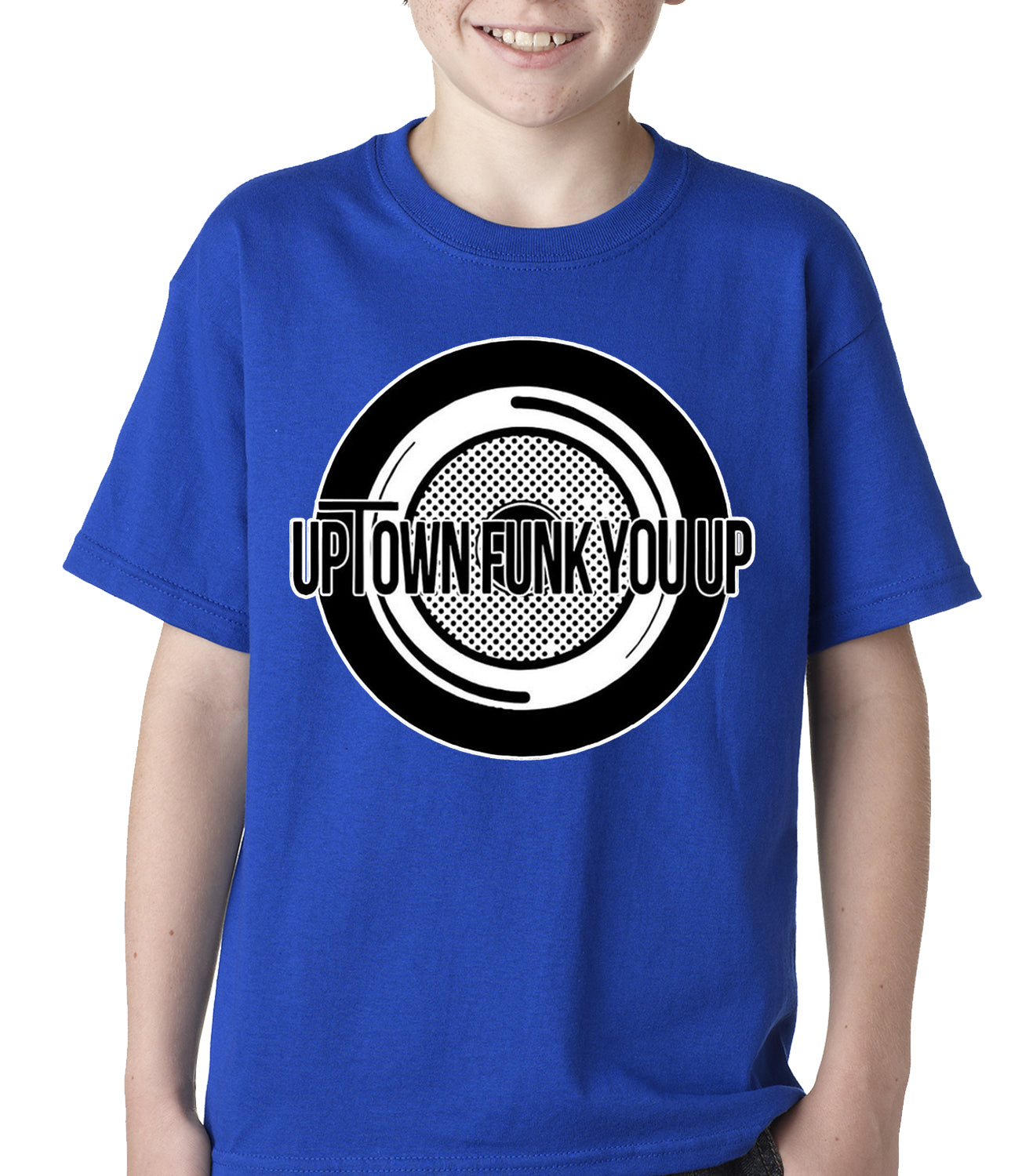 Uptown Funk You Up Record Kids T-shirt