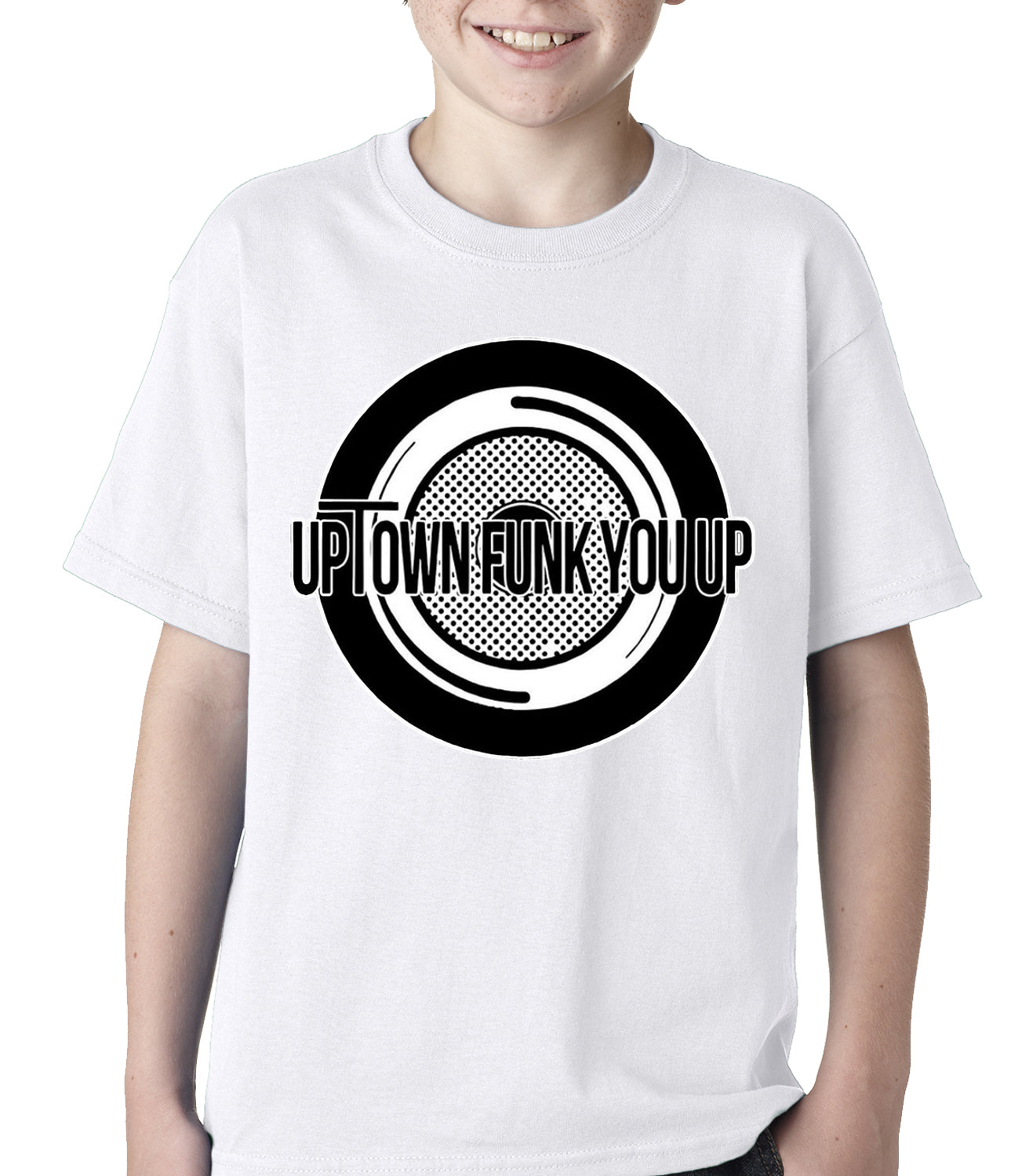 Uptown Funk You Up Record Kids T-shirt