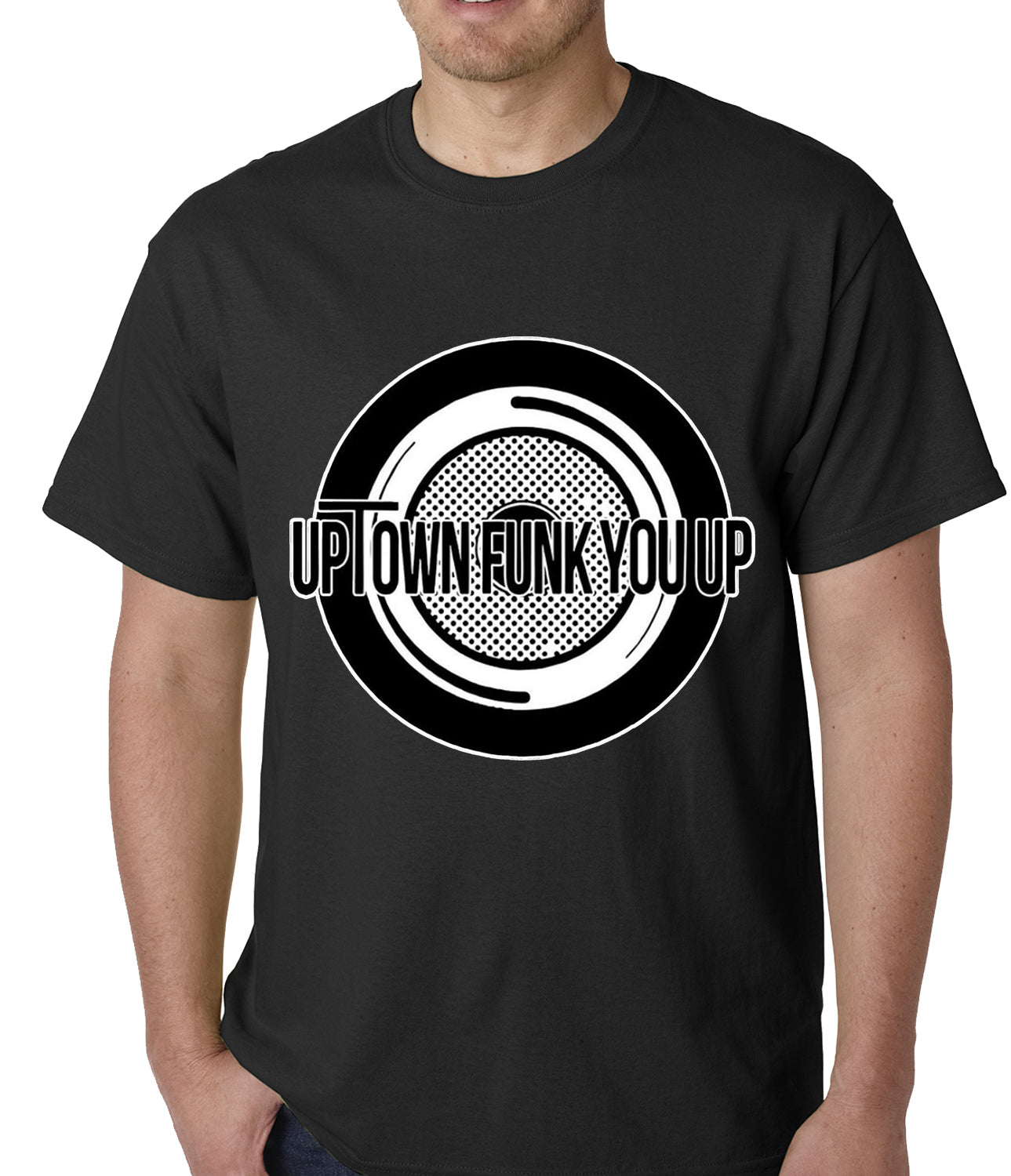 Uptown Funk You Up Record Mens T-shirt