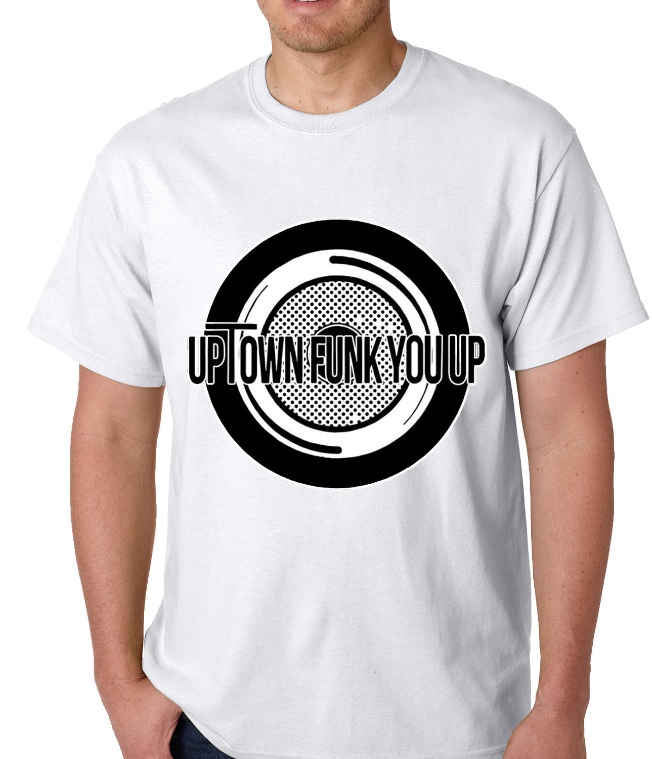 Uptown Funk You Up Record Mens T-shirt