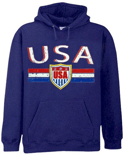 USA Vintage Shield International Hoodie