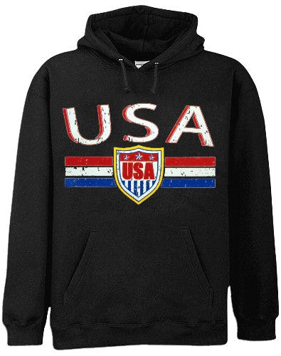 USA Vintage Shield International Hoodie