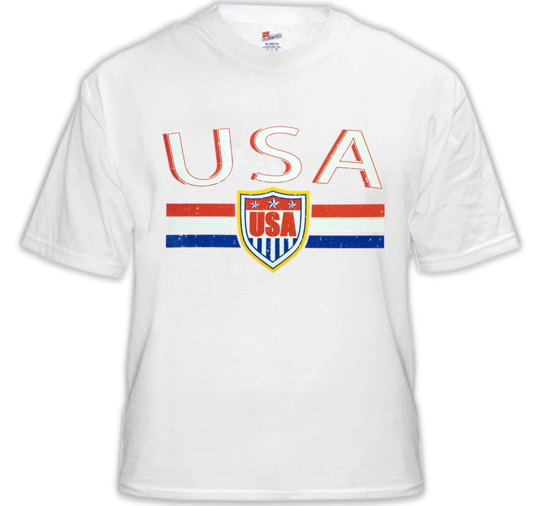 USA Vintage Shield International Mens T-Shirt