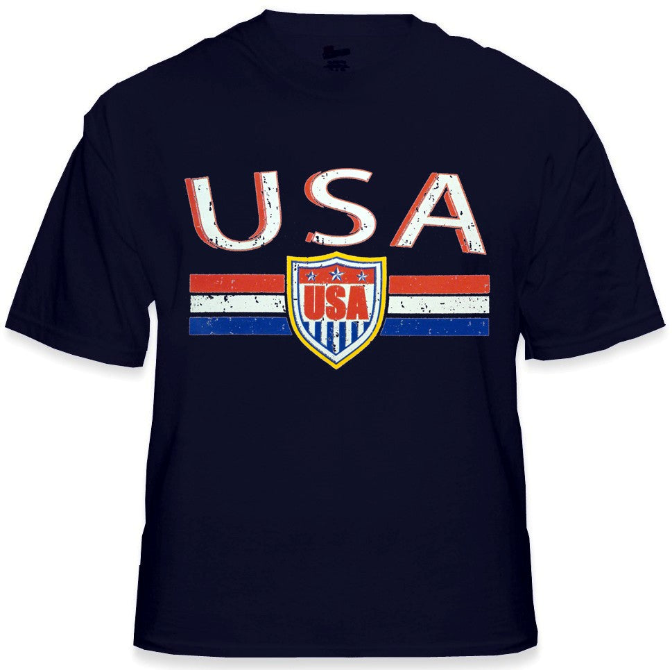 USA Vintage Shield International Mens T-Shirt