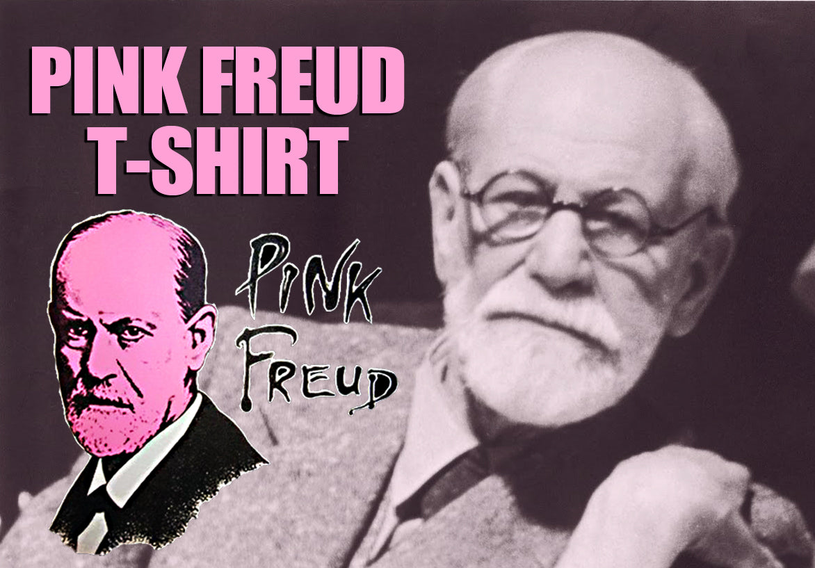 Pink Freud T-Shirt :: Sigmund Freud Mens T-Shirt