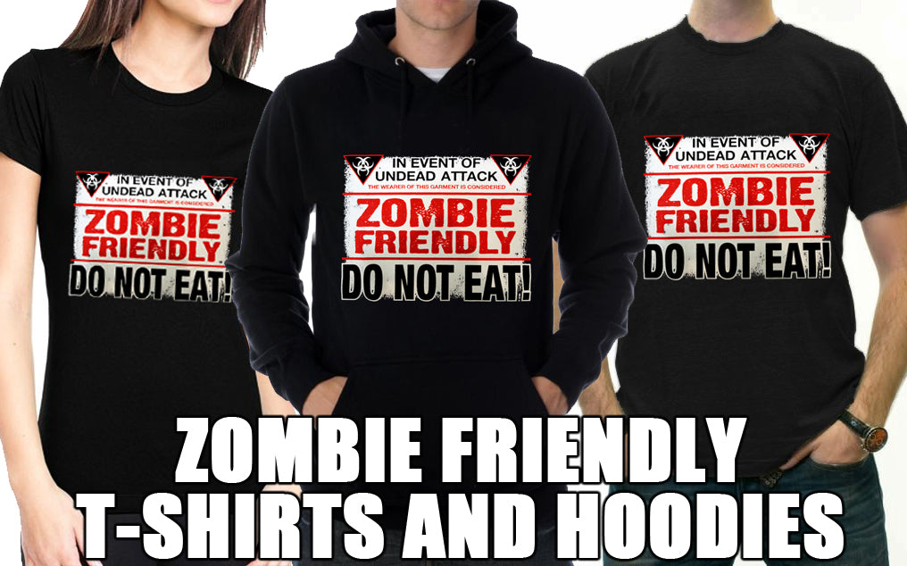 Zombie Friendly Adult Hoodie