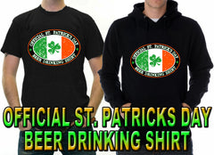 Official St. Patrick's Day Beer Drinking Adult Hoodie