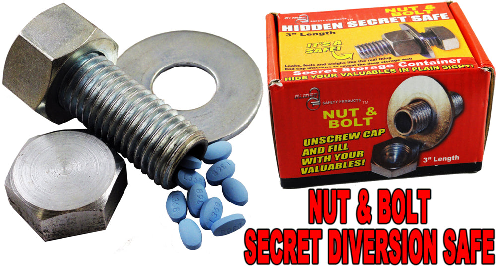 Nut and Bolt Secret Diversion Safe