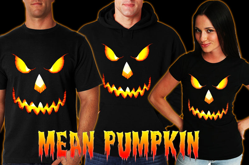 Mean Pumpkin Head Halloween Hoodie