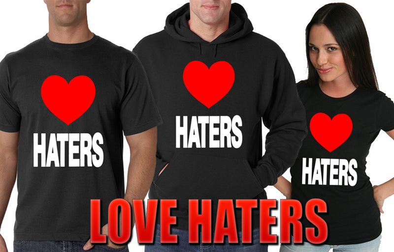 Love Haters Adult Hoodie