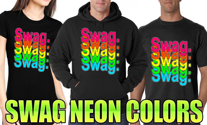 Swag Multi-Color Neon Men's T-Shirt