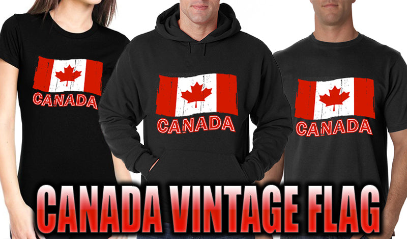 Canada Vintage Flag Girl's T-Shirt