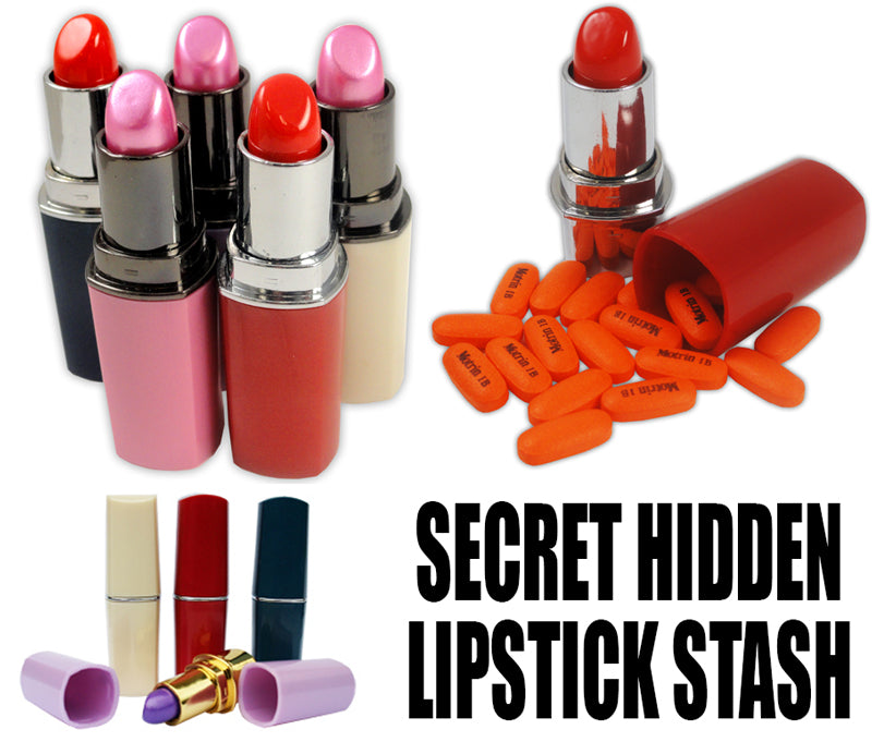 Secret Hidden Lipstick Stash Container