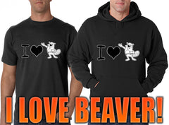 I Love Beavers Men's T-Shirt