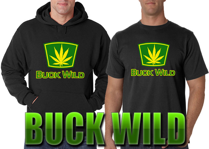 Buck Wild Pot Leaf Men's T-Shirt