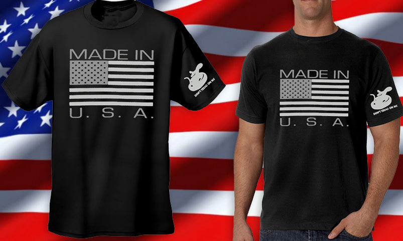 Made In The USA Men's T-Shirt (Black)