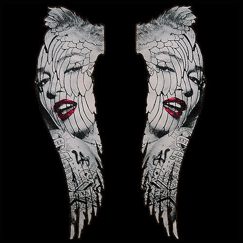 Marilyn Monroe Wings Girls T-Shirt