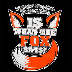 What Does The Fox Say? Ring-Ding-Ding-Ding Adult Hoodie