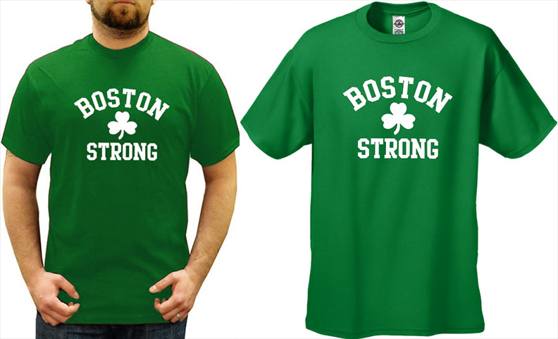 Boston Strong Irish Shamrock Men's T-Shirt