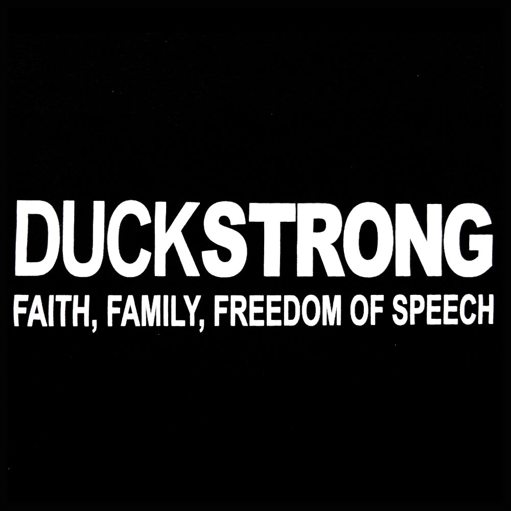 DuckStrong Faith, Family, Freedom Of Speech Adult Hoodie