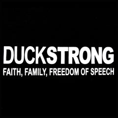DuckStrong Faith, Family, Freedom Of Speech Adult Hoodie