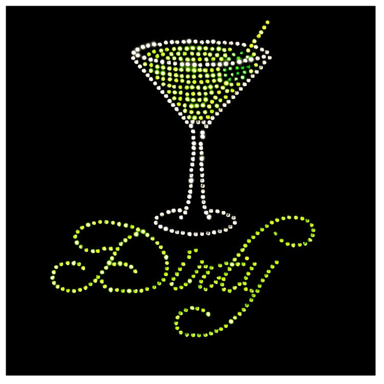 Dirty Martini Rhinestone Girls T-Shirt
