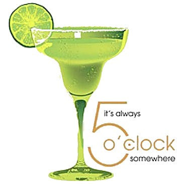 It's Always 5 o'clock Somewhere Margarita Girls T-Shirt