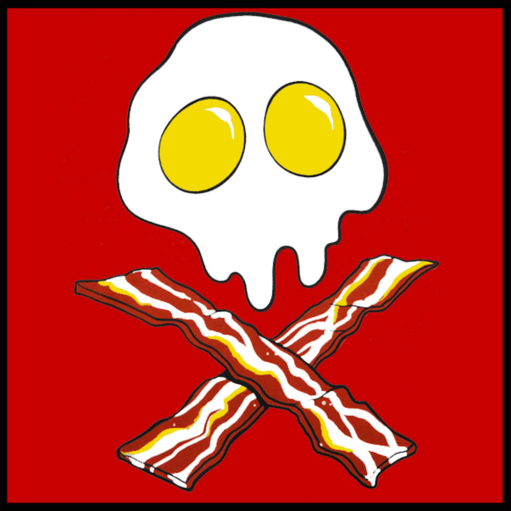 Eggs Bacon Skull Men's T-shirt