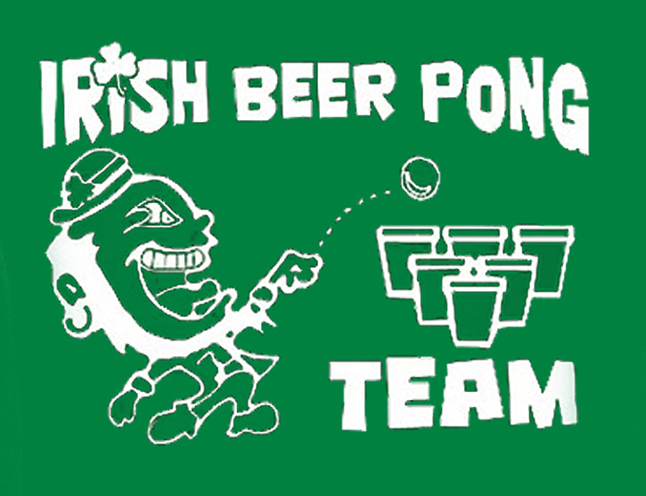Beer Pong Shirts - Irish Beer Pong Team Girls T-Shirt