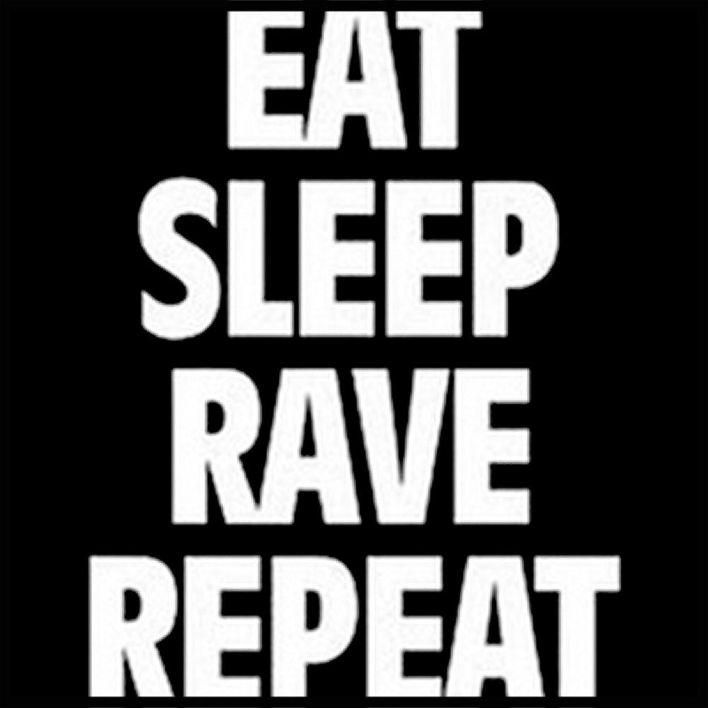 Eat Sleep Rave Repeat Girl's T-Shirt