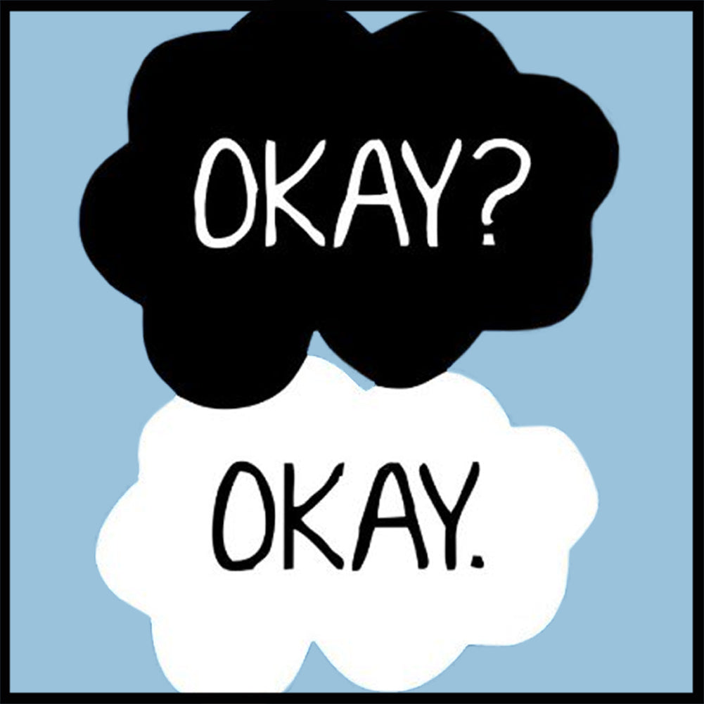 "Okay? Okay." Quote The Fault In Our Stars Tote Bag