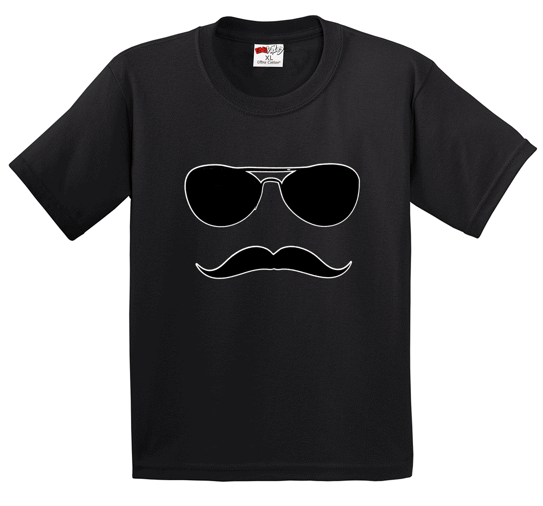 Sunglasses Mustache Men's T-Shirt
