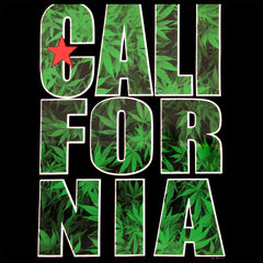 Pot Leaf California Men's T-Shirt