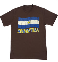 Vintage Argentina Waving Flag Men's T-Shirt