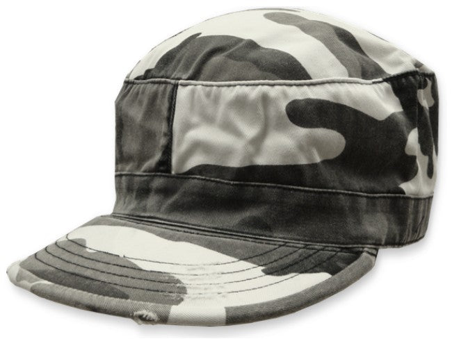 Vintage BDU Fatigue Combat Hat (City Camo)