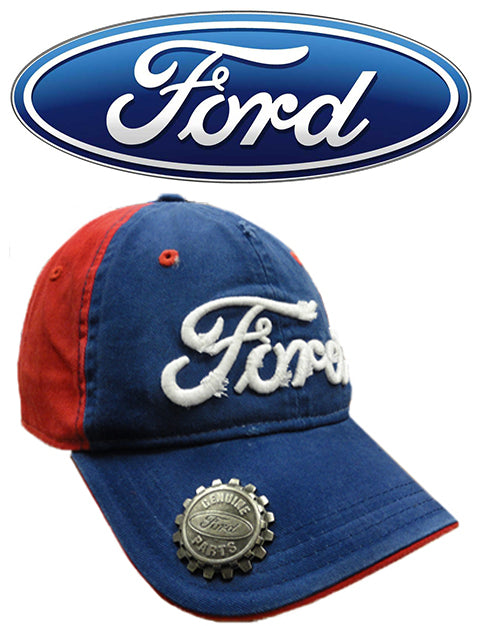 Vintage Ford Bottle Opener Snapback Hat