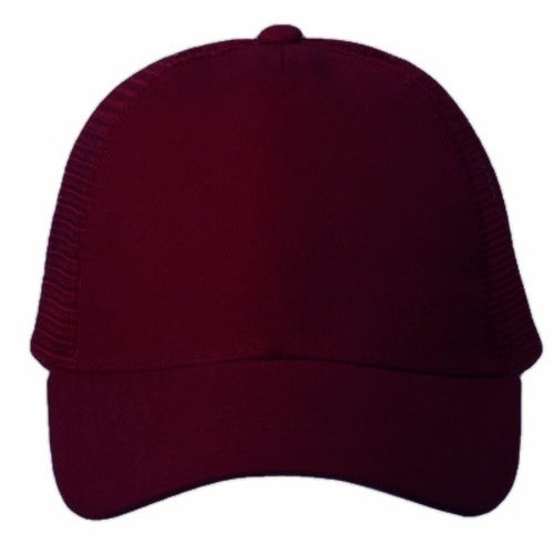 Vintage Trucker Hats - Solid Burgundy Trucker Cap