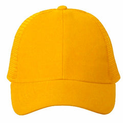 Vintage Trucker Hats - Solid Gold Trucker Cap