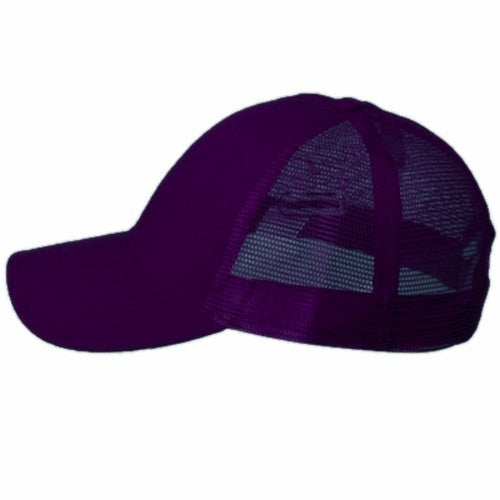 Vintage Trucker Hats - Solid Purple Trucker Cap