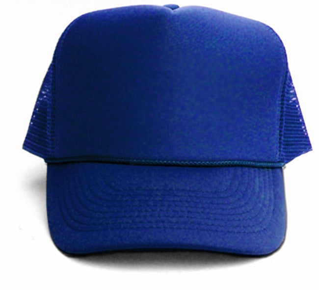 Vintage Trucker Hats - Solid Royal BlueTrucker Cap