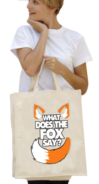 What Does The Fox Say? Canvas Tote Bag – Bewild