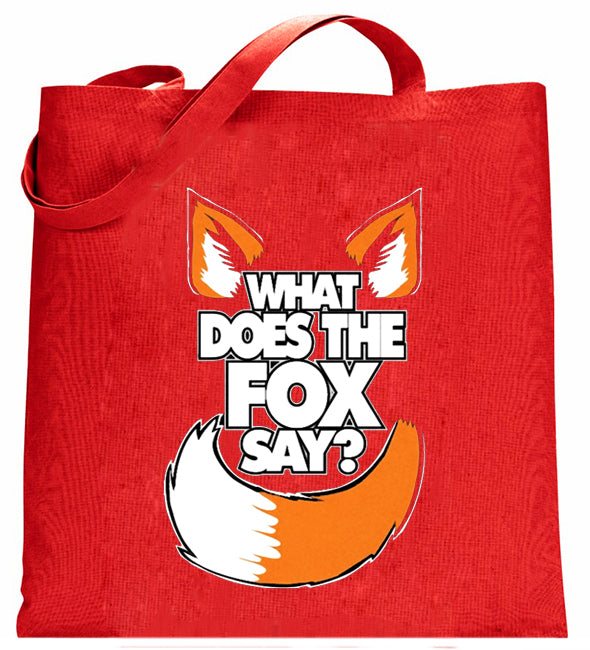 What Does The Fox Say? Canvas Tote Bag