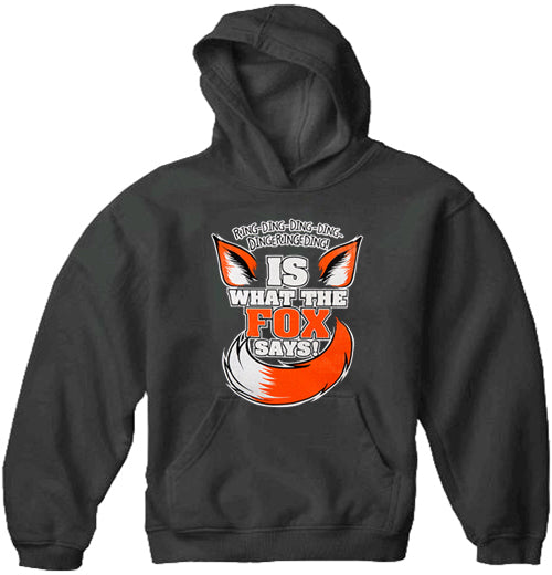 What Does The Fox Say? Ring-Ding-Ding-Ding Adult Hoodie