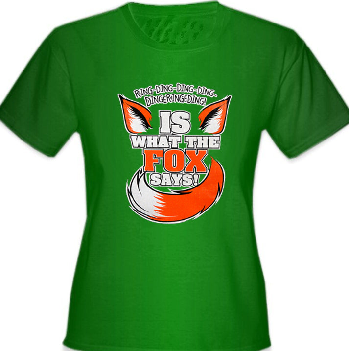 What Does The Fox Say? Ring-Ding-Ding-Ding Girl's T-Shirt