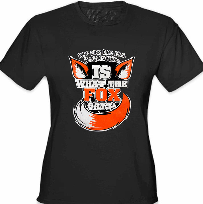 What Does The Fox Say? Ring-Ding-Ding-Ding Girl's T-Shirt