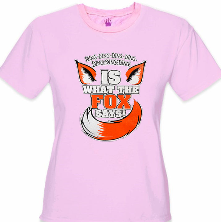 What Does The Fox Say? Ring-Ding-Ding-Ding Girl's T-Shirt