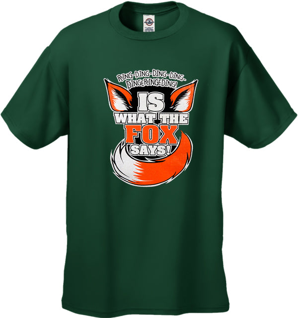 What Does The Fox Say? Ring-Ding-Ding-Ding Men's T-Shirt