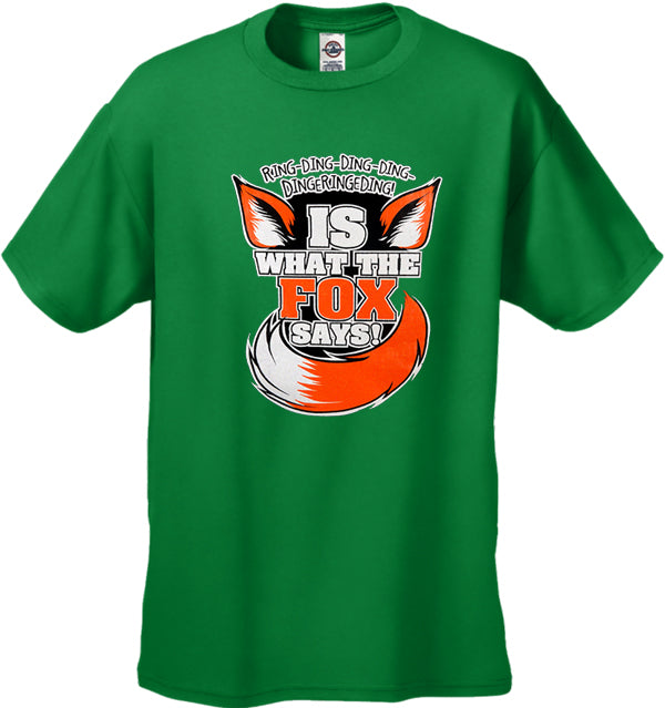 What Does The Fox Say? Ring-Ding-Ding-Ding Men's T-Shirt